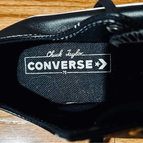 Converse Chuck Taylor 70 - Black Leather - 5.5M/7.5W - Picture 5 of 7